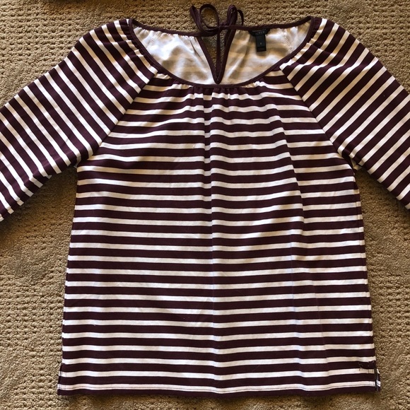 J.Crew maroon long sleeve - Picture 1 of 2